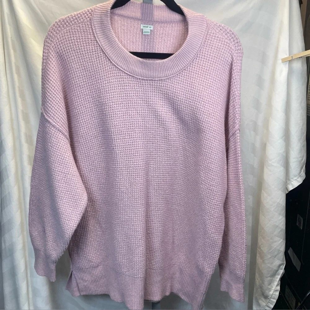 Aerie Light Pink‎ Crew Neck Sweater